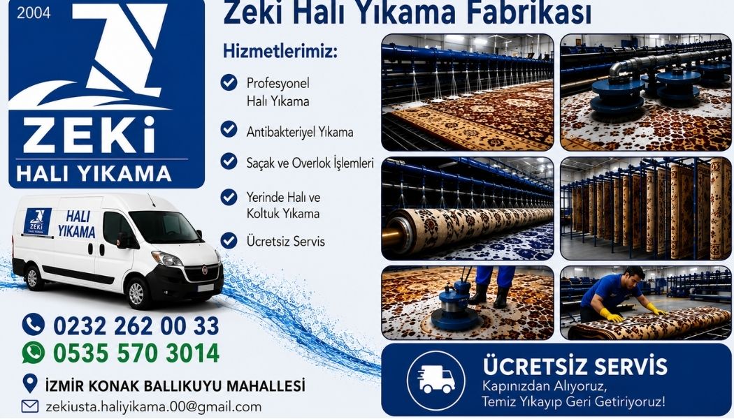 Konak Ballıkuyu Mahallesi'nde Profesyonel Halı Yıkama Hizmeti